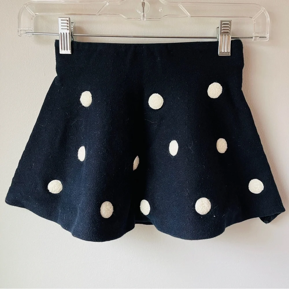 H&M Girls Navy Polka Dot Twirl Dress
